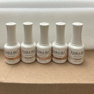 Kiara Sky Gel polish Fall colors 5 Bottles (15ml)